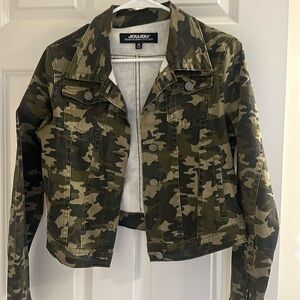 Camo jean jacket